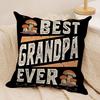 Best Grandparents Ever Cushion Cover Soft Plush Fabric DoubleSided Printed Cushion Covers for All Seasons Modern Home Decor