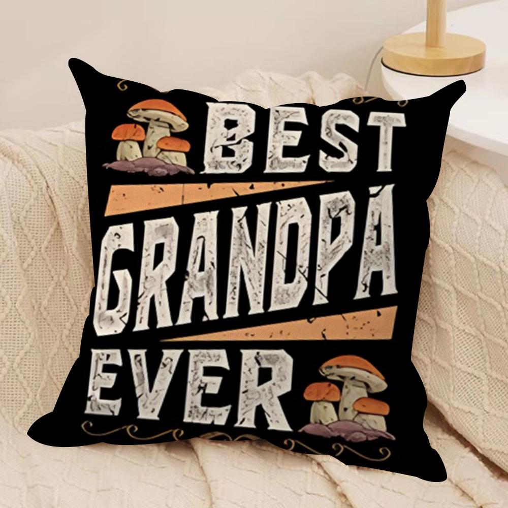 Best Grandparents Ever Cushion Cover Soft Plush Fabric DoubleSided Printed Cushion Covers for All Seasons Modern Home Decor