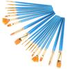 2 Set Paint Brushes Oily Painting NonOily Drawing Round Tip Nylon Art Supplies Artist Kits