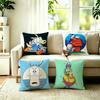 Cartoon Rockos Modern Life Pillow Case Square DoubleSided Sofa Cushion Cover Bedroom Bedside Pillow