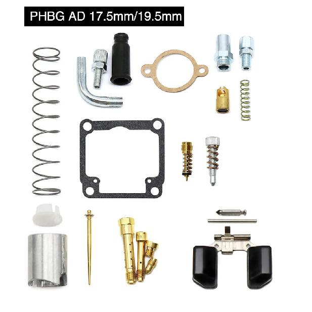 

ZSDTRP 17mm 19mm 21mm Dellorto PHBG DS AD Black Racing Carburetor Carb DIO JOG 50cc 90cc BWS100 for Puch Yamaha Zuma Motorcycle 17.5 19.5 repair kit