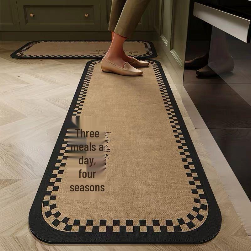 Luxury Diatom Mud Kitchen Mat - Water Absorbent, Non-slip, Oil Absorbing, Dirt-Resistant Floor Mat for Kitchen & Entrance