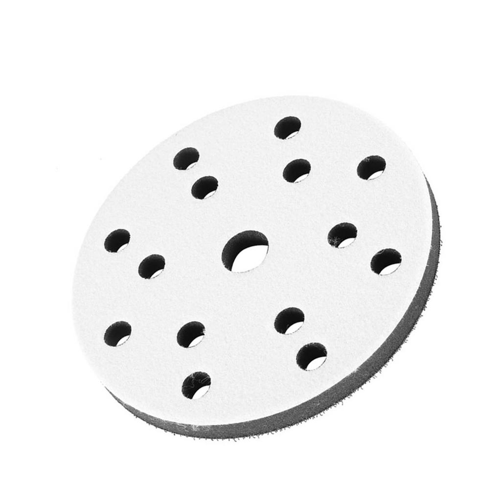 150mm Diameter Soft Buffer Sponge Interface Cushion Pad for Sanding Pads (17 Holes)