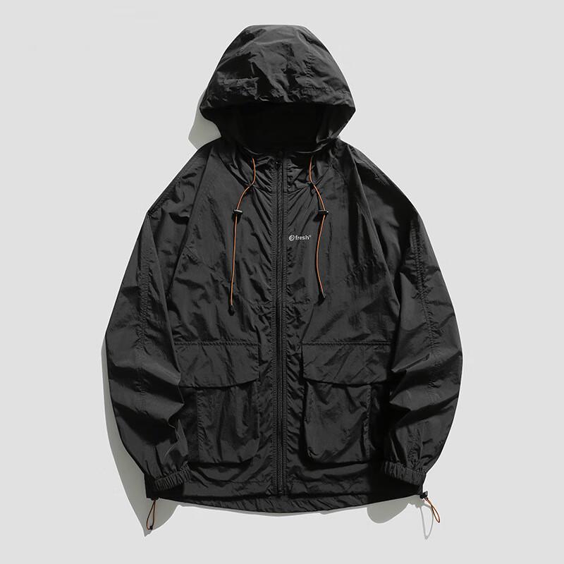 JIAOXIU Chunyu Унисекс Ультратонкая Ветровка с Защитой от Солнца M