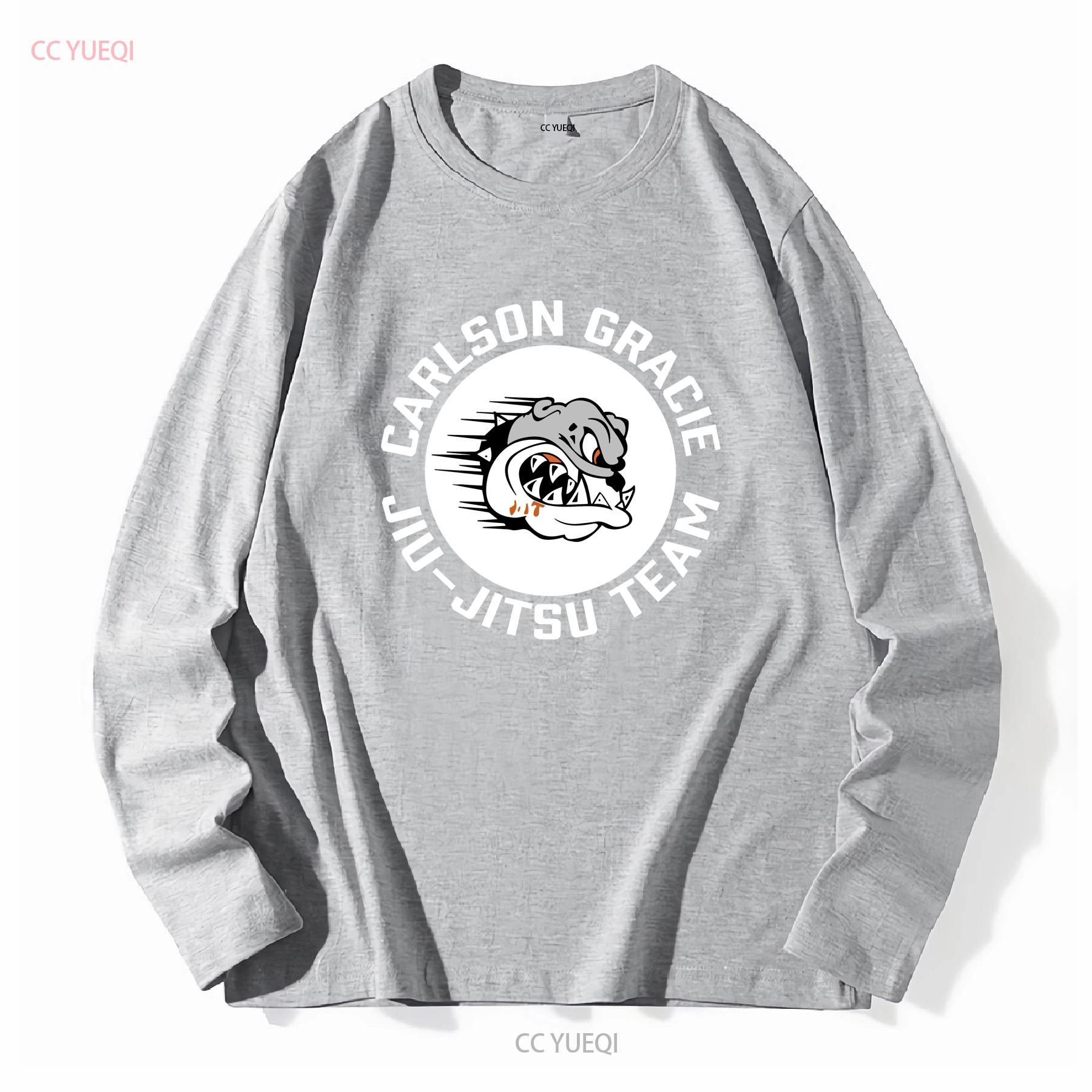 

Нова футболка з логотипом команди Carlson Gracie Jiu Jitsu Смішна Розміри від S до 5XL з довгими або короткими рукавами вінтажна Прана вуличний стиль L