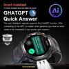 New Bulit-in GPS Outdoor Smart Watch Men Flashlight compass BT call Heart rate 10ATM Waterproof  Sports Smart watch