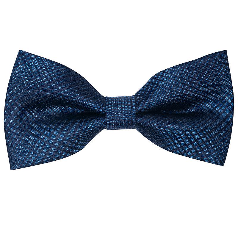 New Men'S Bow Business Wedding Party Bow Tie Solid Color Stripe Men'S Wedding