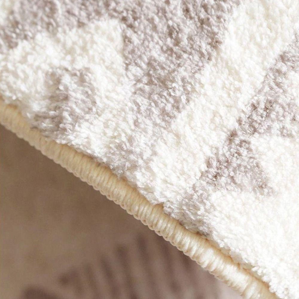 Minimalist Bedroom Rug Cream Style Area Rugs Coffee Table Pad Irregular Carpet  Hotel