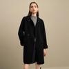 Women's Elegant Double-Breasted Short Wool Coat