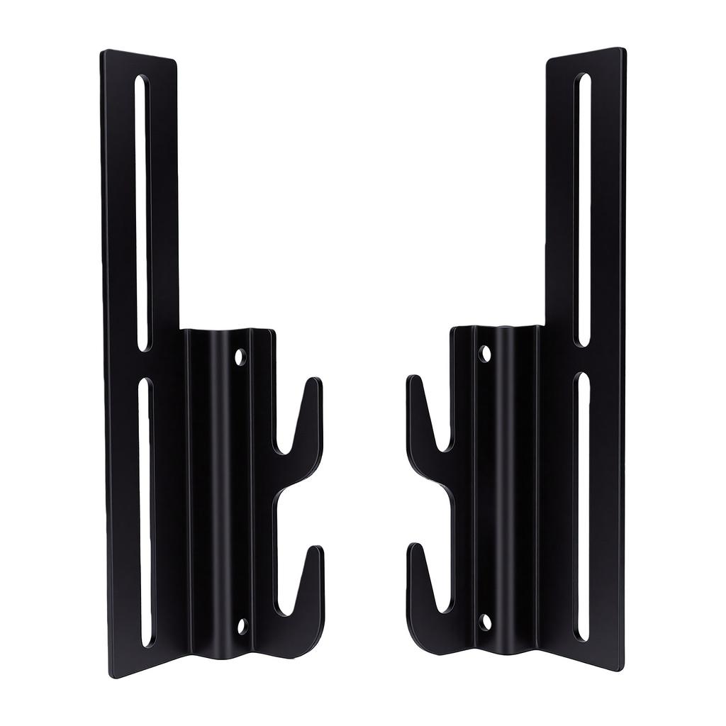 2Pcs Wood Bed Rail Hook Plates, Hvy Duty Carbon Steel