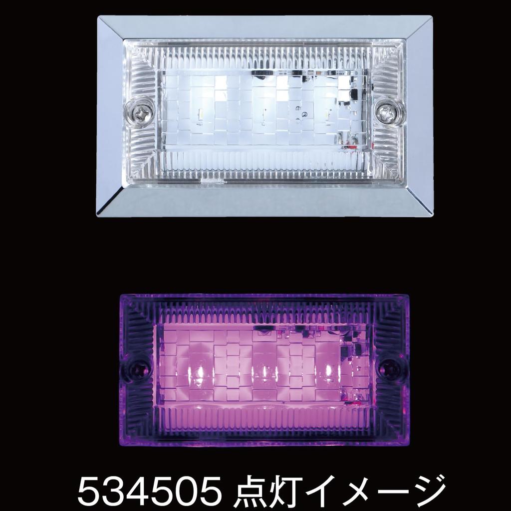 Jet Inoue 534505 LED 3 Flat Marker NEO 24V Pink