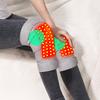 Full-Wrap Heated Red Light Therapy Knee Massager 6 Modes Vibration Kneading Knee Stiffness/Soreness Relief Old Cold Leg Warmth