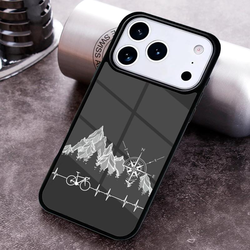 Mountain Bike Biking Cycling Downhill Bicycle Phone Case for iPhone 17 16 15 Pro Max Air 14 13 12 11 Plus Shockproof Capa Cover