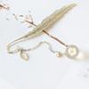 Bookmark Book Page Holder Crystal Pendant Bookmark Metal Book Mark Dried Flower Flower Specimens