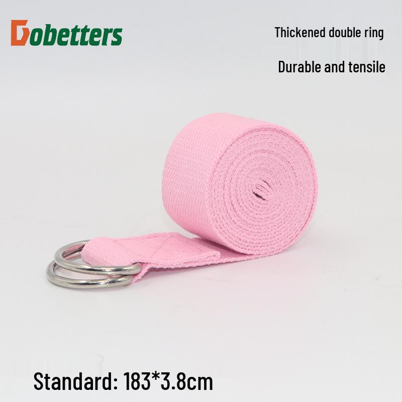 Pure Cotton Yoga Resistance Stretch Strap for Leg Extension and Flexibility Training