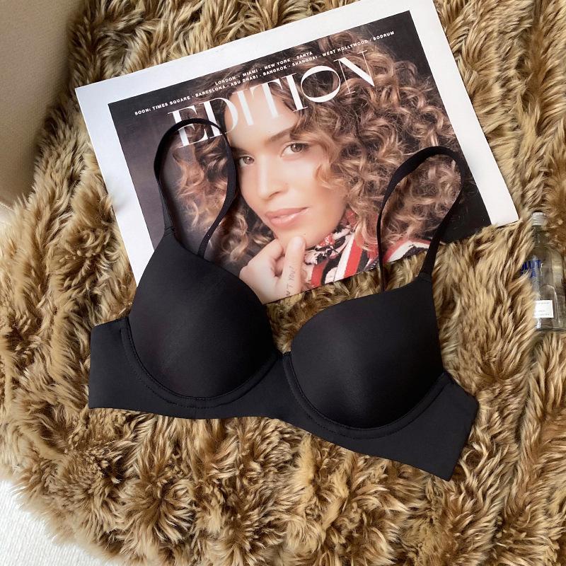 Popular Seamless Girl's Push-Up Shaping Bra - Soft, Thin, Anti-Sagging, and Underwired.