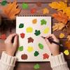 10 Sheets Reward Sticker Autumn Sticker Labels Maple Leaf Sticker Decorative Sticker Thanksgiving Day Sticker