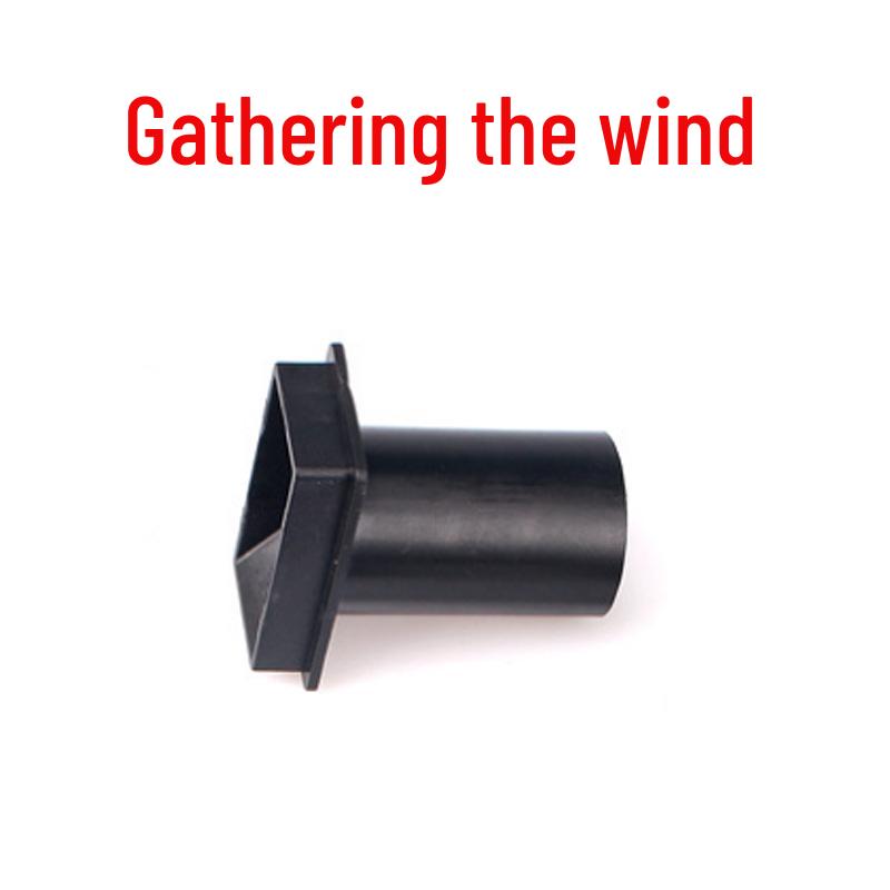 9733 Firewood Stove Blower: 220V To 12V, Speed-Controlled High-Pressure Turbine, Large Air Volume