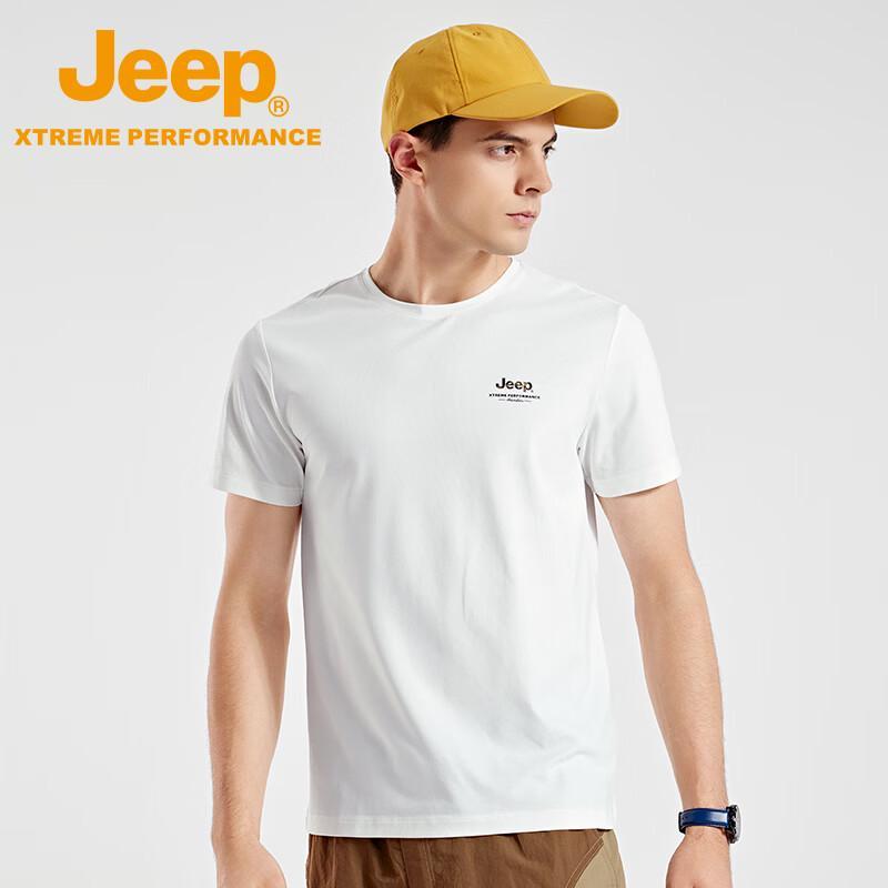 Jeep Men's Quick-Dry Round Neck T-Shirt