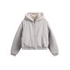 Winter Retro Fur Collar Women Padded Hooded Cotton-Padded Jacket Plush Casual Street Gothic Harajuku Oversize Coat