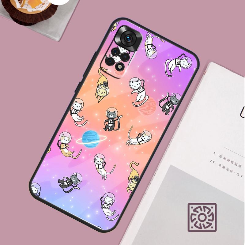 UFO Alien Cat universe Case For Xiaomi Redmi Note 14 13 12 11 15 Pro Plus Redmi 15 13 10 10C 12C 13C 14C 15C Cover
