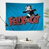 FFelix TThe CCat Cartoon Tapestry Art Science Fiction Room Home Decor Wall Hanging Sheets