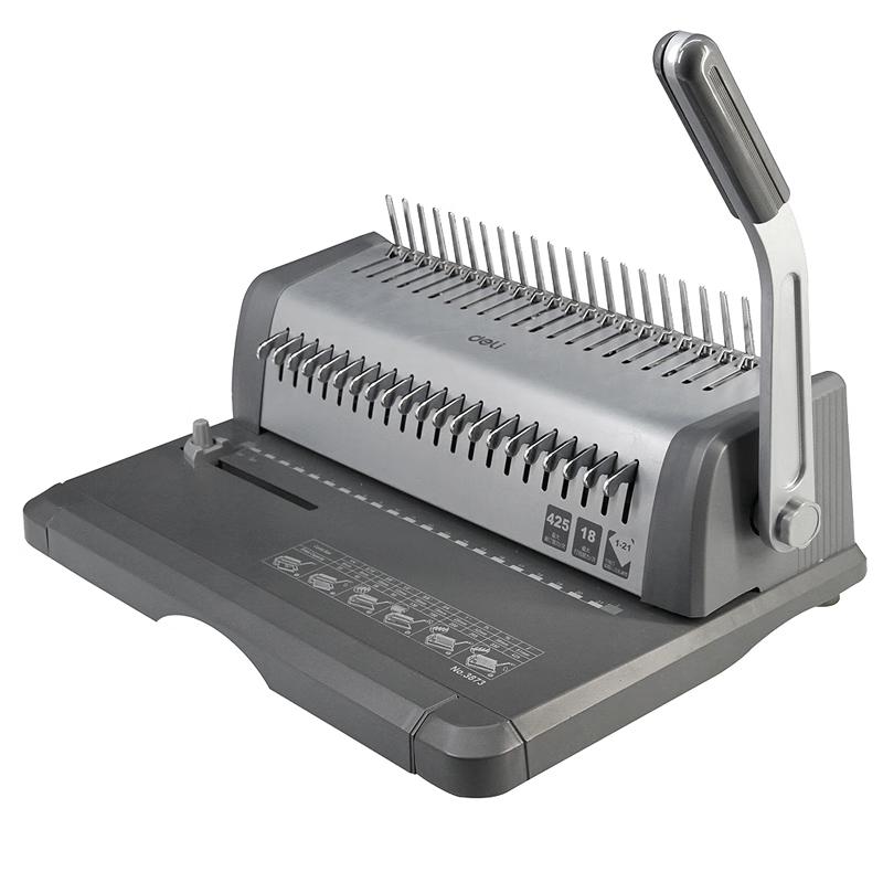 Deli Comb Binding Machine CN plug (adapter included)