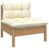 Day and Night - Day and Night Central Garden Sofa with Honey Brown Pine Wood Cushions