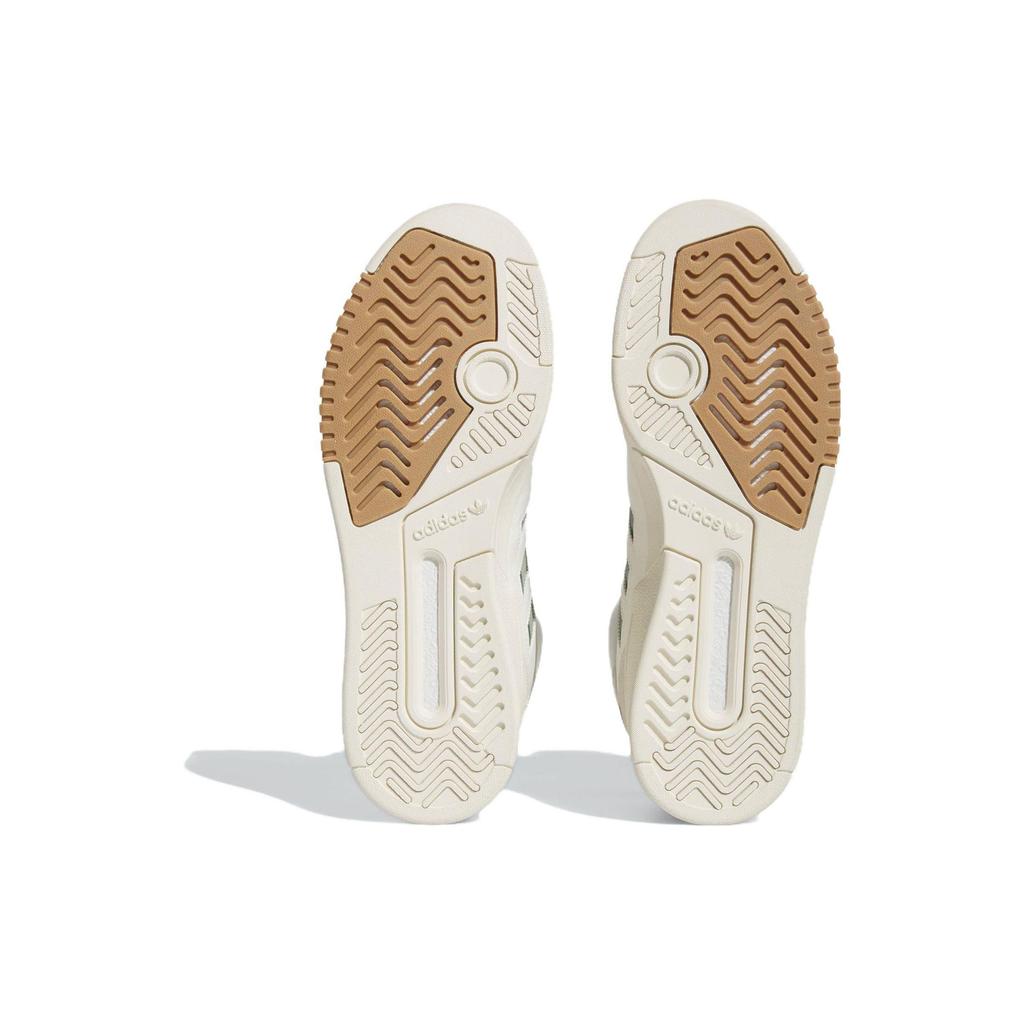 Adidas Originals Drop Step XL Fabric Synthetic Leather Comfortable Versatile Durable High-Top Sneakers Men Sneakers White Green IF2675