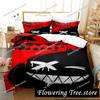3D Print XOXO Devil Smiling Face Bedding Set Duvet Cover Bed Set Quilt Cover Pillowcase Comforter king Queen Size Boys Adult