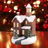 Christmas Miniature Ornaments Fairy Garden Lovely Small Villa Gift