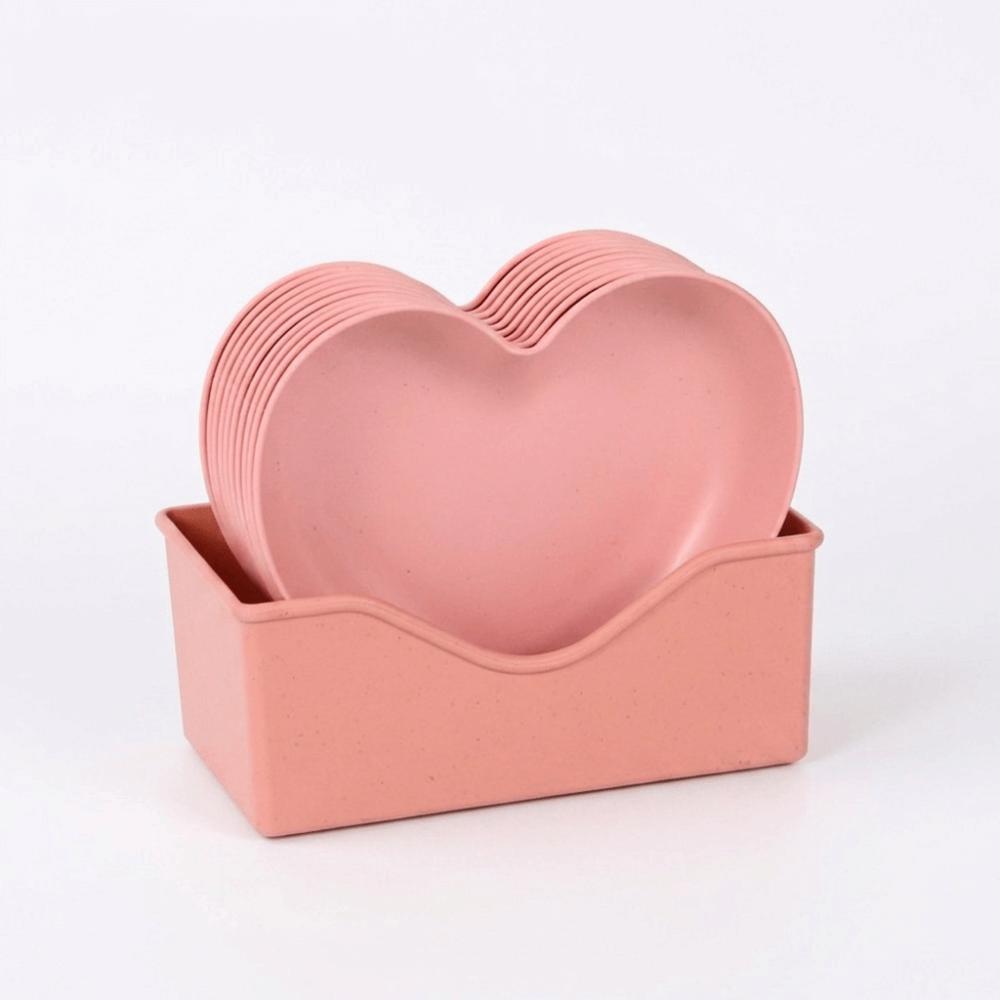 10Pcs Resin Fruit Tray Smooth Display Tray Decorative Decor Tray  Item Display
