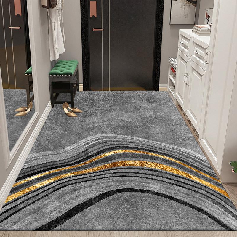 Wycieraczka wejściowa Dywan odporny na brud Sypialnia Łatwy w utrzymaniu Salon Prosta wycieraczka podłogowa
