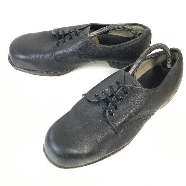 Vintage/JENKIN/Steel Toe Leather European Service Shoes Plain Toe/9/27.5/Black/BLACK/Safety/Business Dress Shoes
