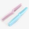 Hairdressing Portable Folding Comb Hair Brush Pocket Travel Anti-Static Combs