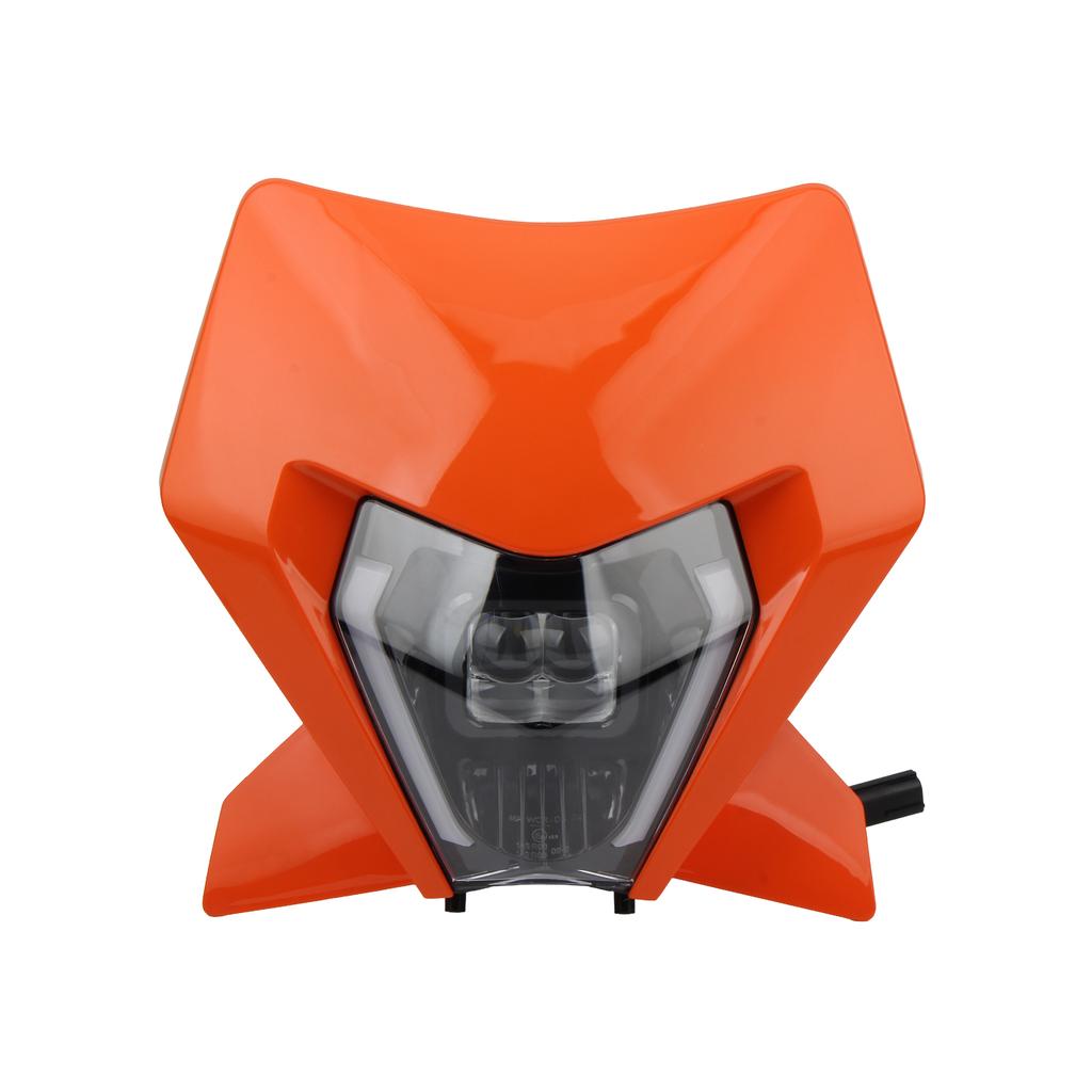 Motorcycle LED Headlamp Fairing for KTM EXC SXF XCW MX 2024 Enduro Dirt Bike Motocross LED Headlight Modification Accessories