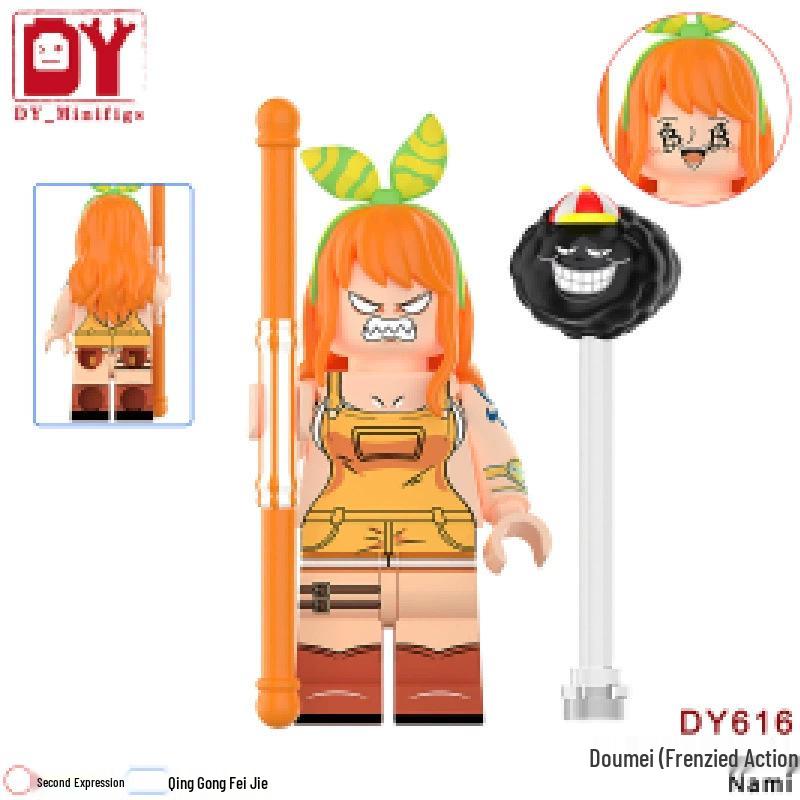 Pirate Anime Series DY601-DY661 Educational Building Block Minifigures Toy for Boys