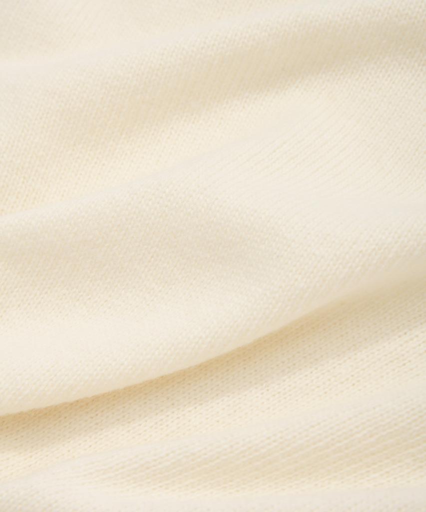 COVERNAT WOMAN Hem Open Detail Knit Ivory
