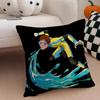 Simple Casual WWater Boys Dispatch Cushion Cover Linen Pillow Case Soft Breathable Protective Couch Room Decoration
