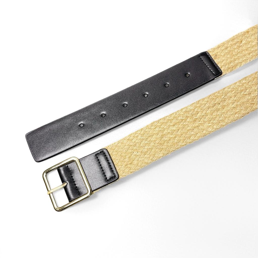 Retro Style Woven Rope Belt with Women's Dress Fashion Casual Decoration Belt