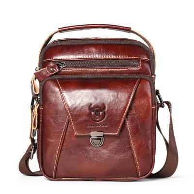 Erkek Vintage Moda Hakiki Deri tek kollu çanta Rahat Büyük Kapasiteli Geniş Omuz Askısı Tek Saplı Çanta