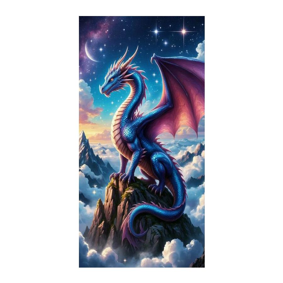 Diy Diamond Mosaic Dragon Large Size Diamonds Painting Animals Full Drill Rhinestone Embroidery Jewelry Cross Stitch Kits Wall Decor
