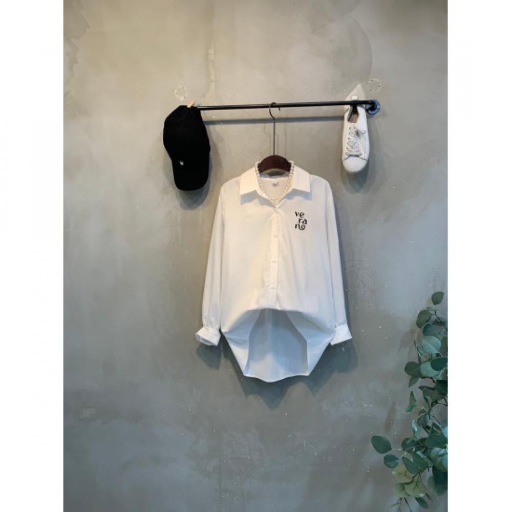 C S In The Room Verano Embroidery Long Shirt 2Color
