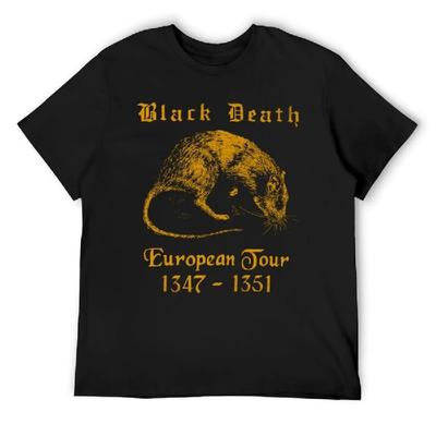 Schwarzer Tod Europa-Tour T-Shirt Anpassungen billiges Zeug Schwergewichts-T-Shirts für Männer