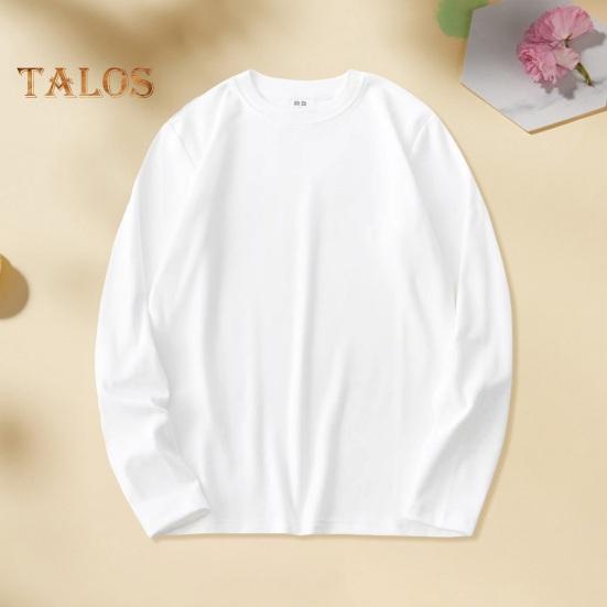 Toamnă Primăvară Bărbați Top cu fund Slim Fit Gros Gâtul Pulover Mâneci lungi elastice Culoare pură Plus mărime Lungime mijlocie Exercițiu de fitness Purtă zilnică Cămașă