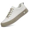 2025 New Men's Shoes, Men's Little White Shoes, Korean Version of Trendy Casual Shoes Fashion, Lace-up Leathershoes