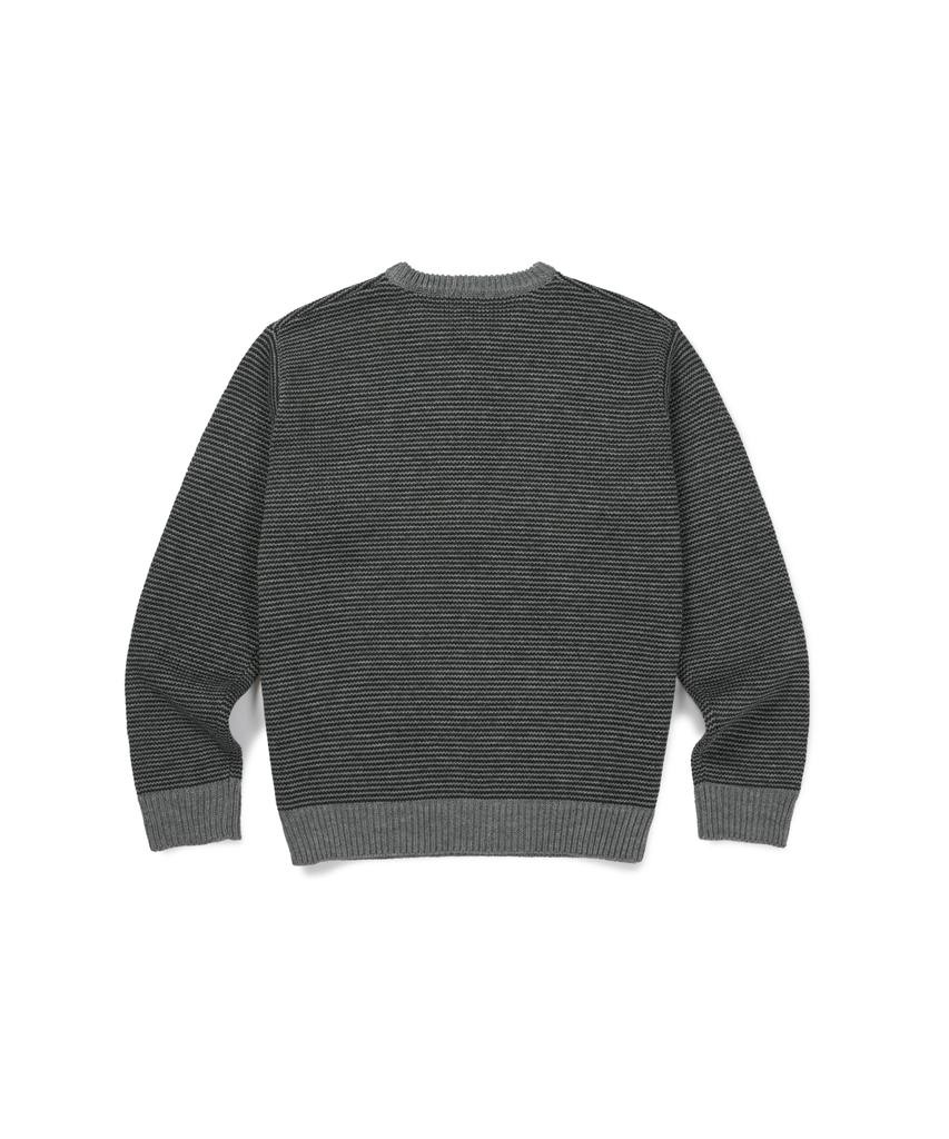 MMLG Breezy Henley Neck Knit (Charcoal)