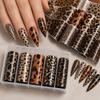 Lace Design Nail Stickers Laser Nail Art Stickers Fashion Nail Foils  Manicure DIY