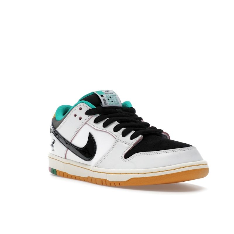CSEF x Nike Dunk Low SB White Clear Emerald Unisex Sneakers Summit-White Black Iron-Grey HJ4132-100