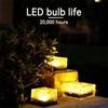 Solar Brick Lights Ice Cube Light Lamp Frosted LED Landscape Light Buried Light for Outdoor Night Lamp Garden Pathway Decoration